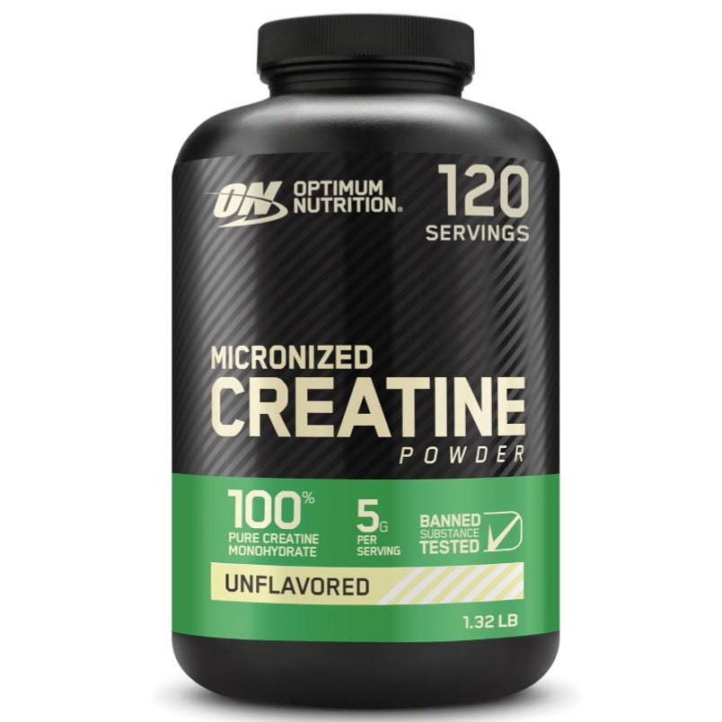 Optimum Nutrition Micronized Creatine Powder 1.32 lb for enhanced performance, part of sports nutrition supplements UAE
